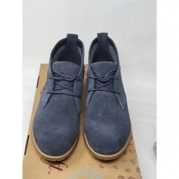 Eurosoft Women's Emmeline Perforated Ankle Boots Denim Suede US 7.5 M - Picture 2 of 6